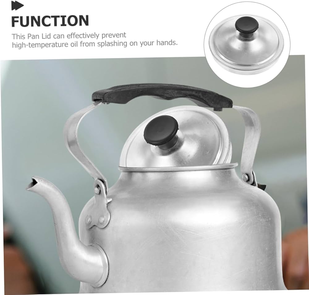 Amazon.co.jp: NUOLUX ホームキッチンアルミレトロ湯沸かし中華鍋丸蓋